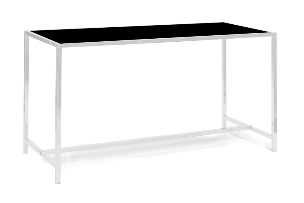 Rivington Communal Table - White & Black | Luxe Modern Rentals