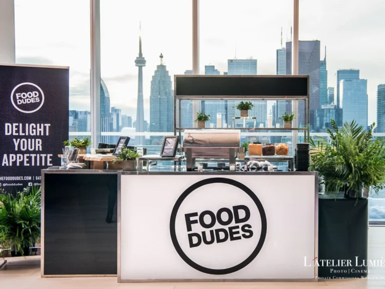 Catering furniture rental for an event in Toronto