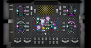 Photorealistic 3D event floor plan rendering for a Toronto event