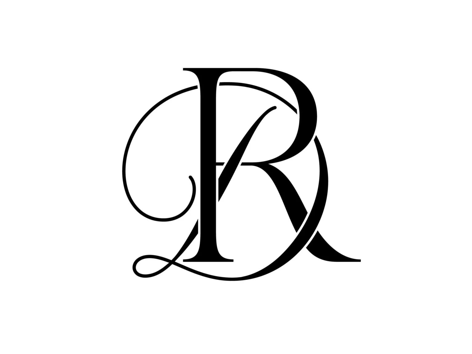 Monogram Design example by Luxe Modern Rentals